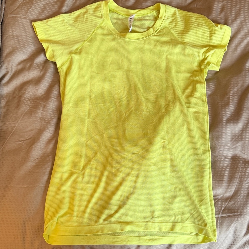 Lululemon Lime Yellow Swiftly Top
